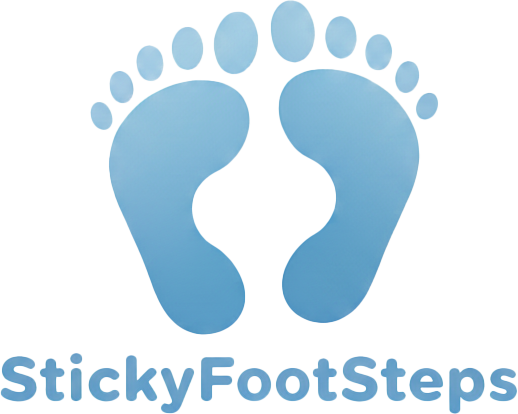 StickyFootSteps Logo